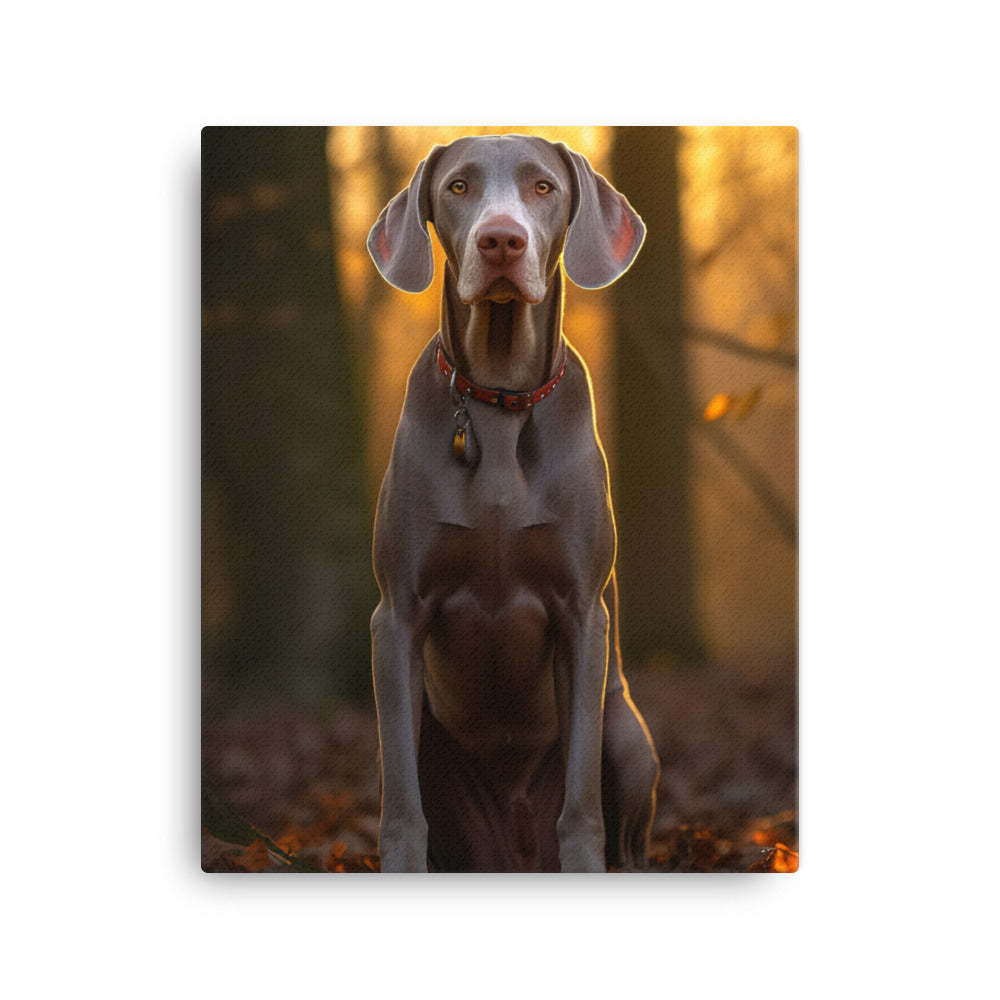 Weimaraner Canvas - PosterfyAI.com