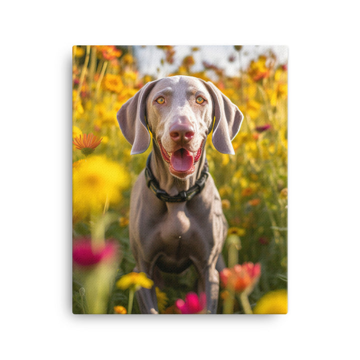 Weimaraner Canvas - PosterfyAI.com