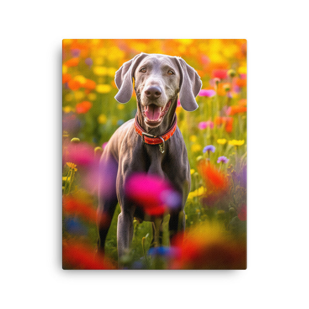 Weimaraner Canvas - PosterfyAI.com