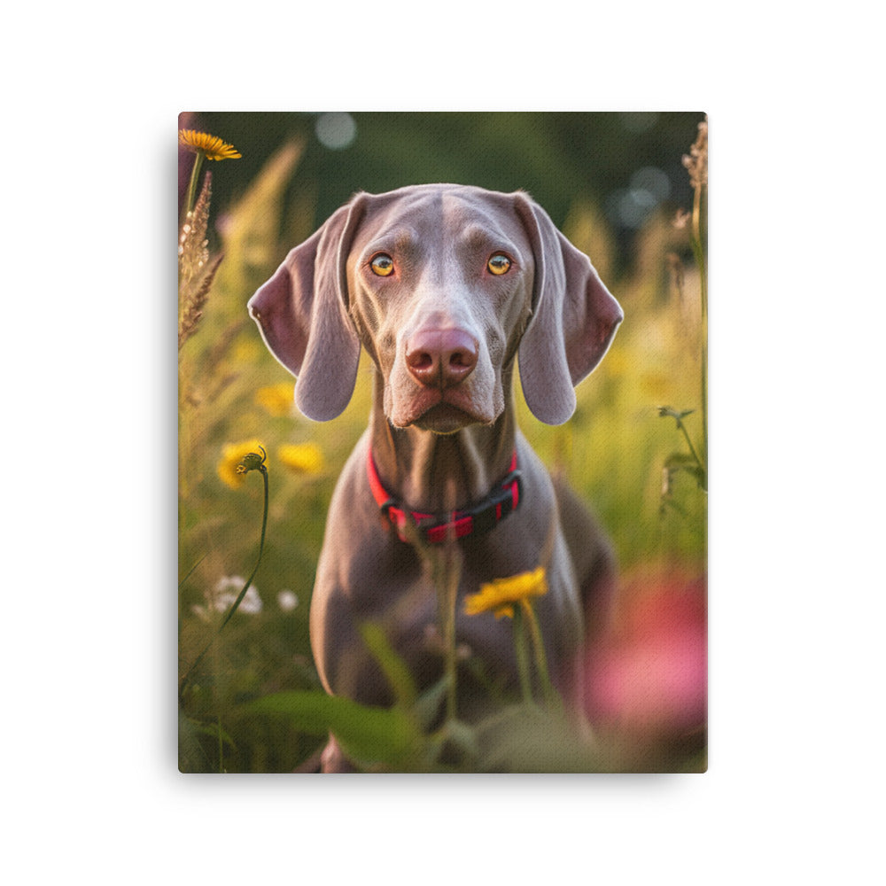 Weimaraner Canvas - PosterfyAI.com