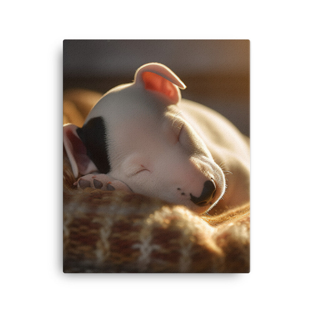 Bull Terrier Canvas - PosterfyAI.com