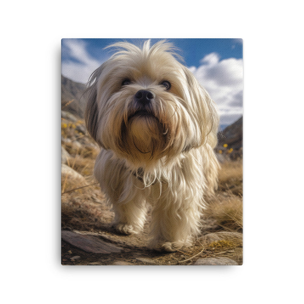 Lhasa Apso Canvas - PosterfyAI.com