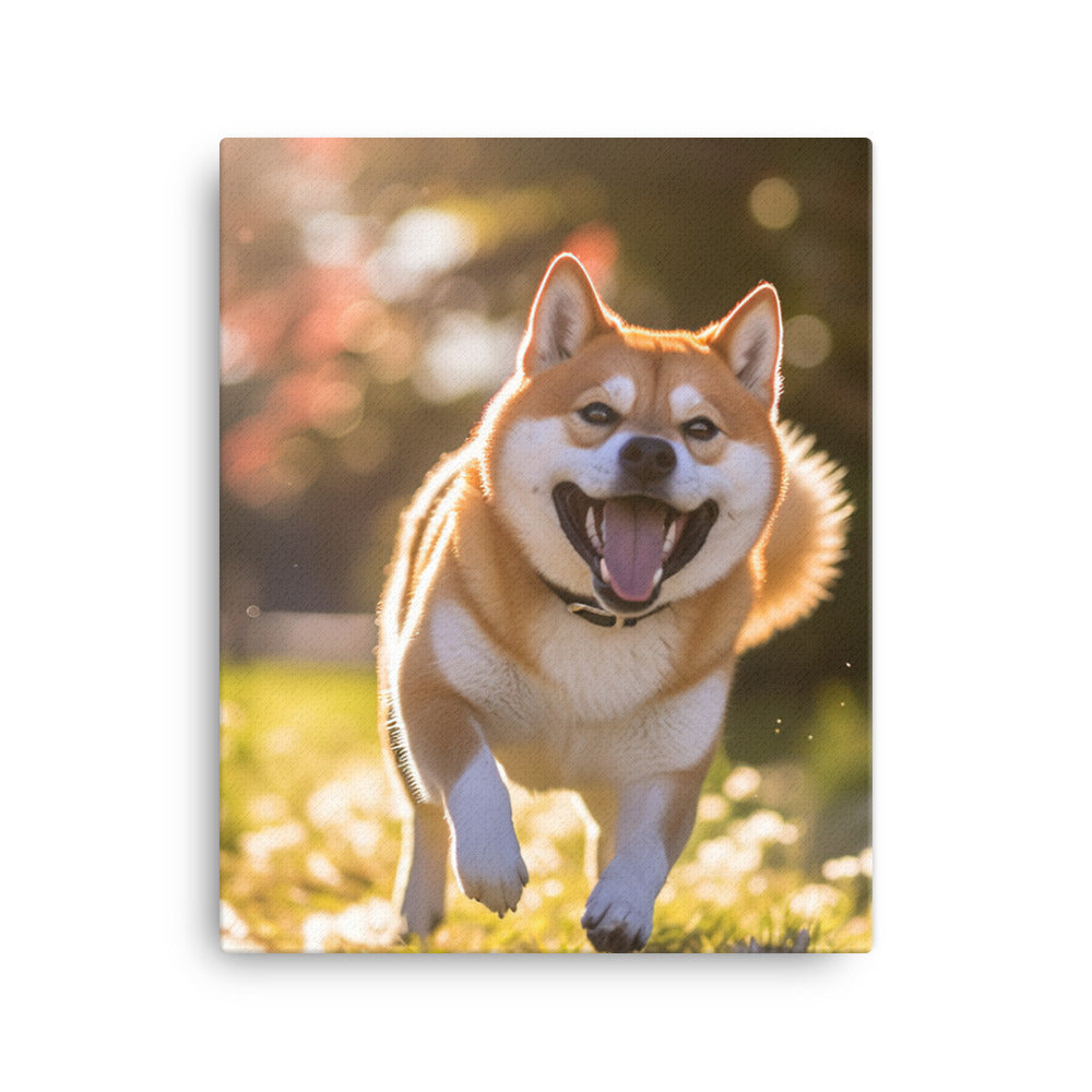 Shiba Inu Canvas - PosterfyAI.com