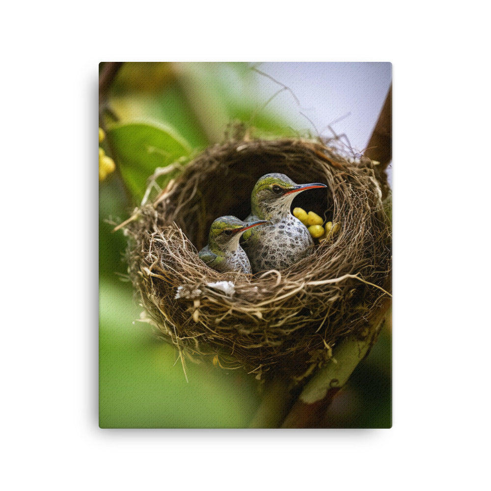 Hummingbird Canvas - PosterfyAI.com