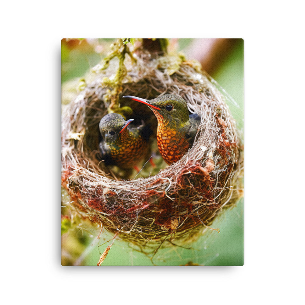 Hummingbird Canvas - PosterfyAI.com
