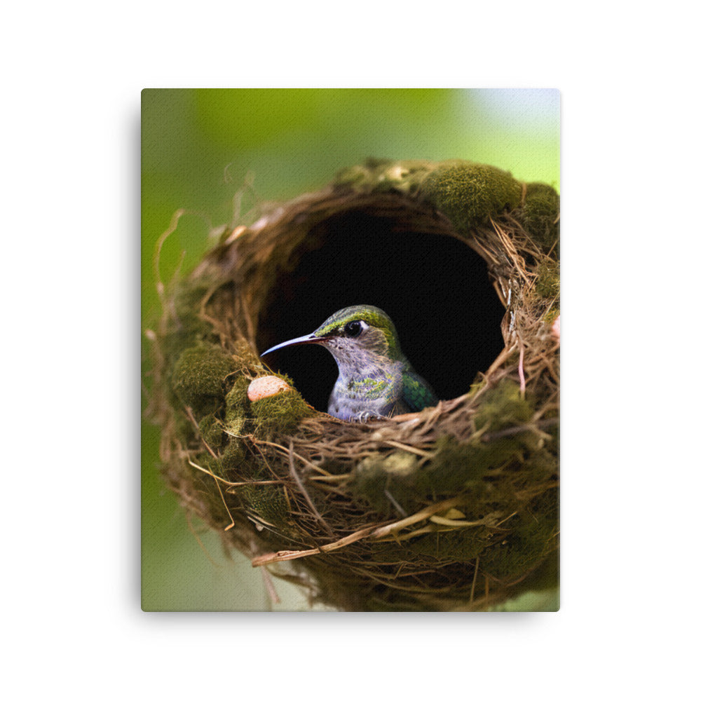 Hummingbird Canvas - PosterfyAI.com