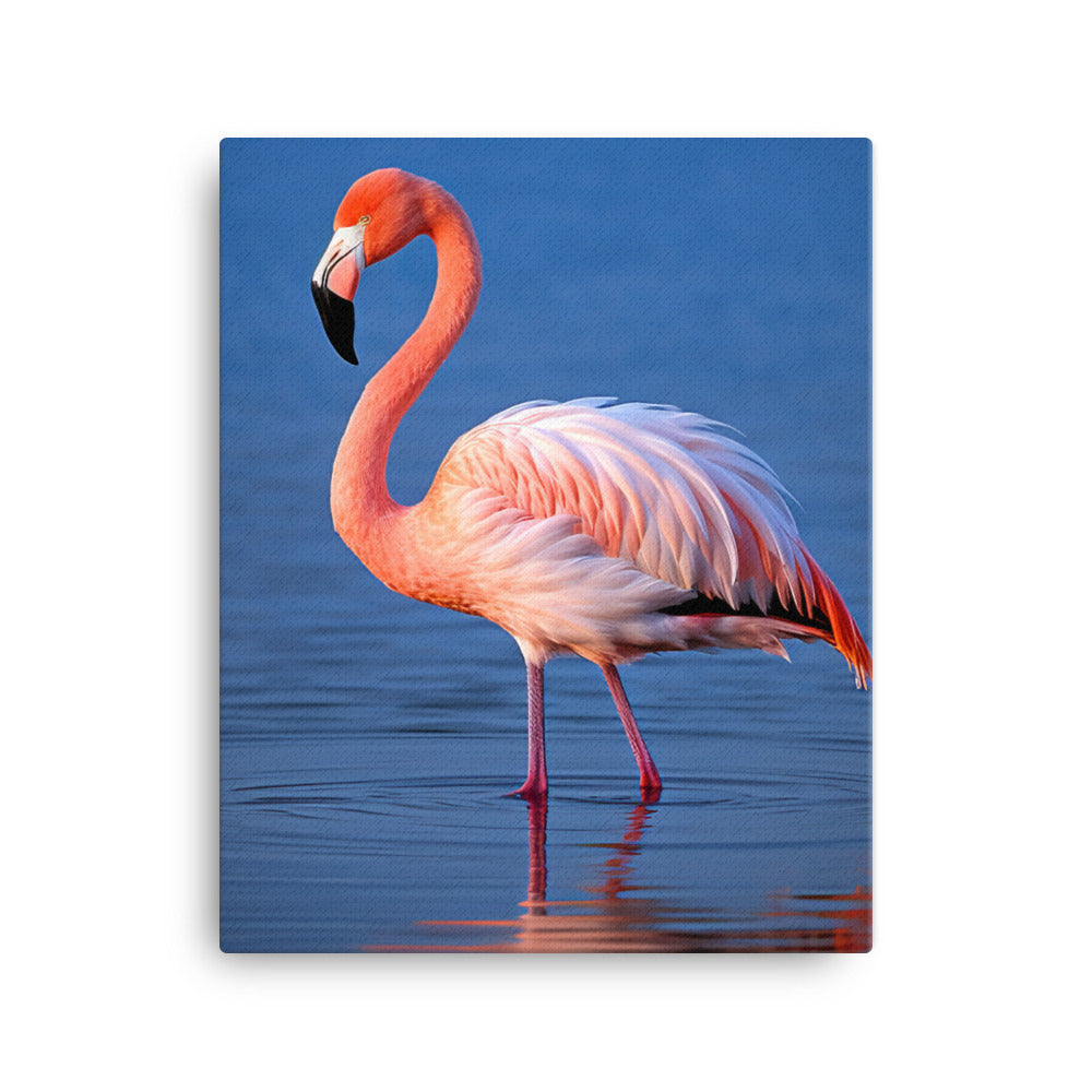 Flamingo Canvas - PosterfyAI.com
