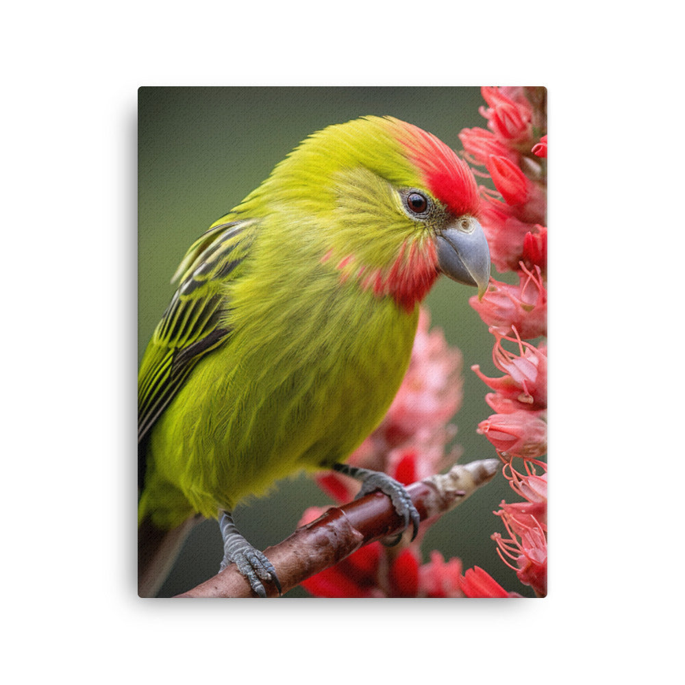 Kakariki Canvas - PosterfyAI.com