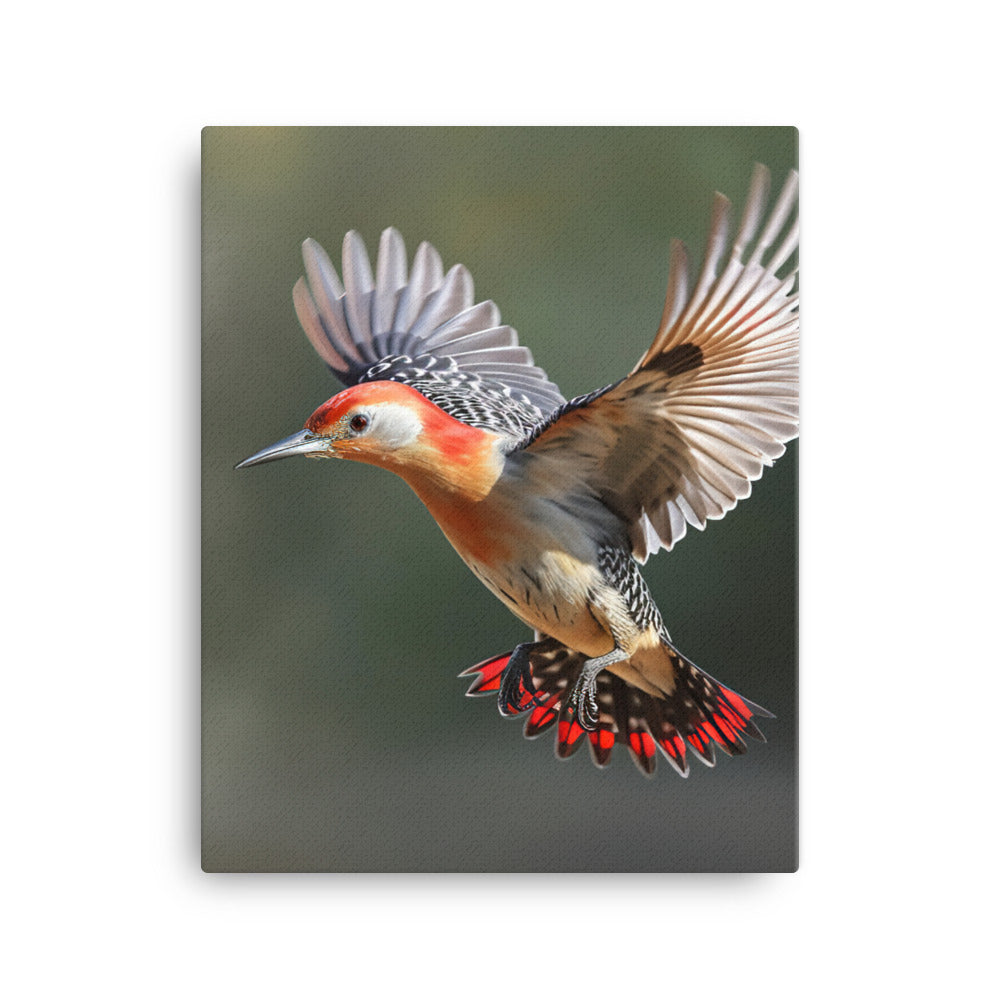 Woodpecker Canvas - PosterfyAI.com