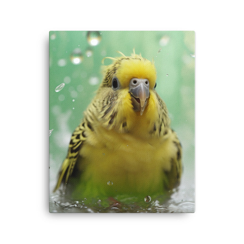 Budgerigar Canvas - PosterfyAI.com