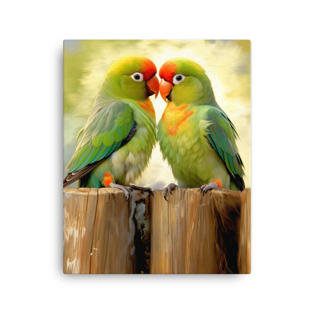 Lovebird Canvas - PosterfyAI.com