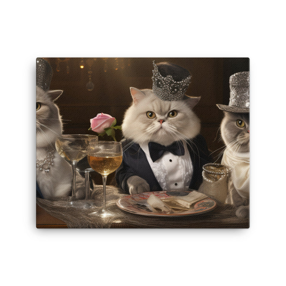 Exotic Shorthair Canvas - PosterfyAI.com