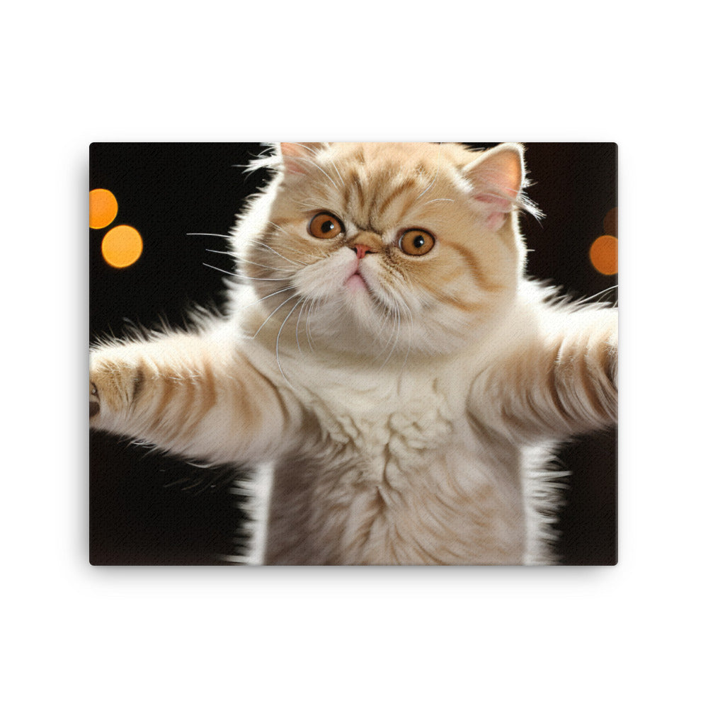 Exotic Shorthair Canvas - PosterfyAI.com