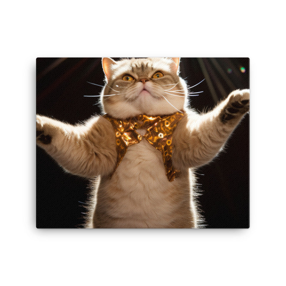 Exotic Shorthair Canvas - PosterfyAI.com
