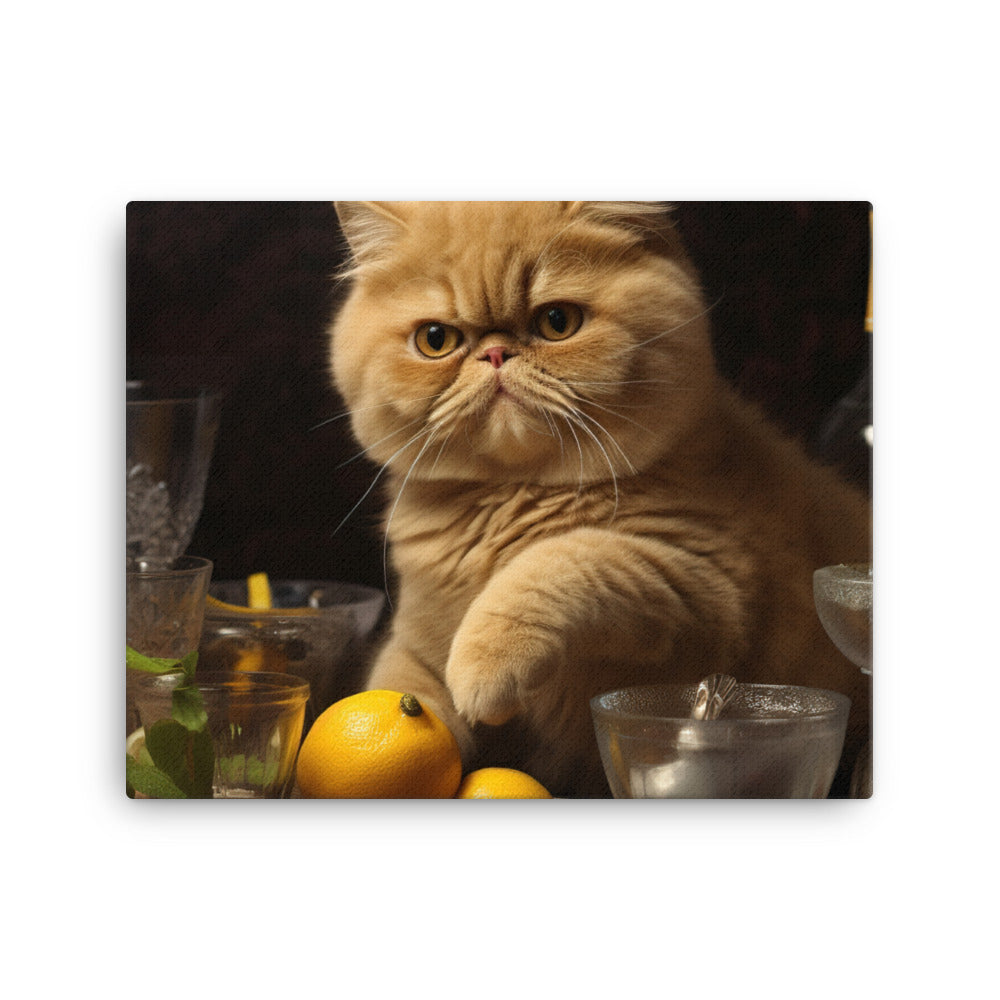 Exotic Shorthair Canvas - PosterfyAI.com