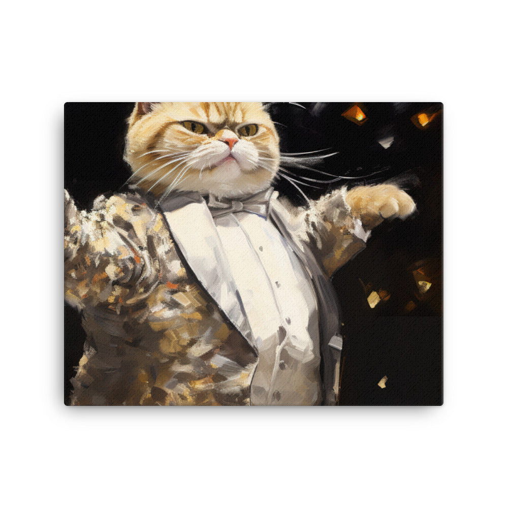 Exotic Shorthair Canvas - PosterfyAI.com