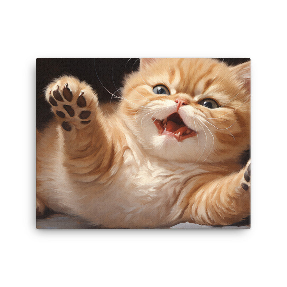 Exotic Shorthair Canvas - PosterfyAI.com