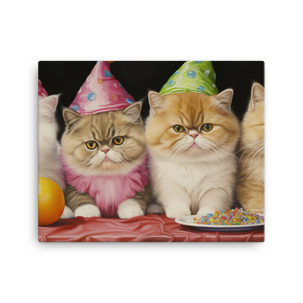 Exotic Shorthair Canvas - PosterfyAI.com