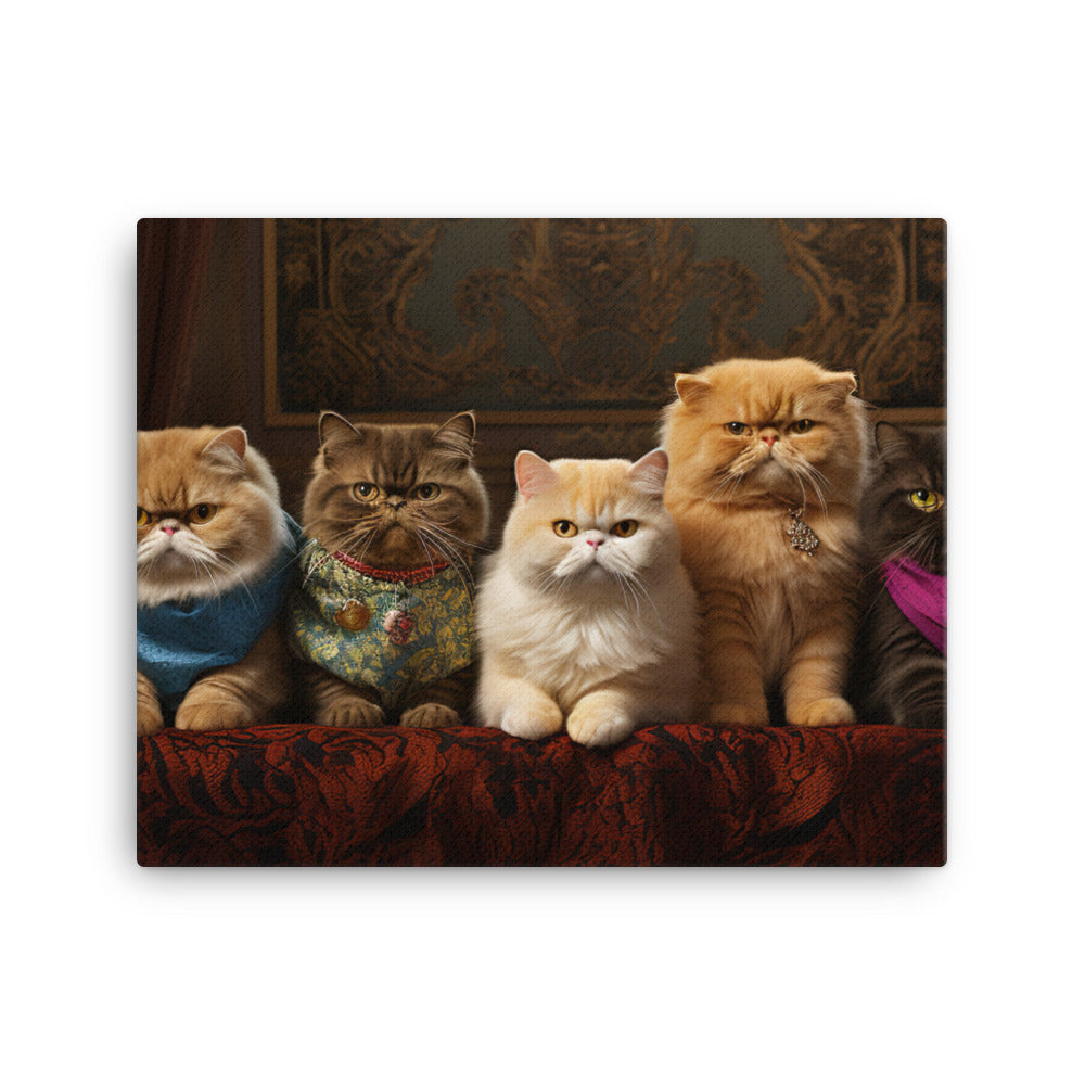 Exotic Shorthair Canvas - PosterfyAI.com