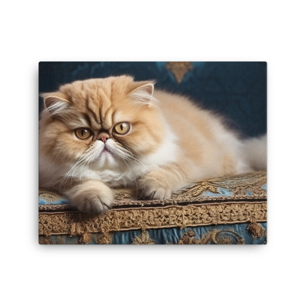 Exotic Shorthair Canvas - PosterfyAI.com