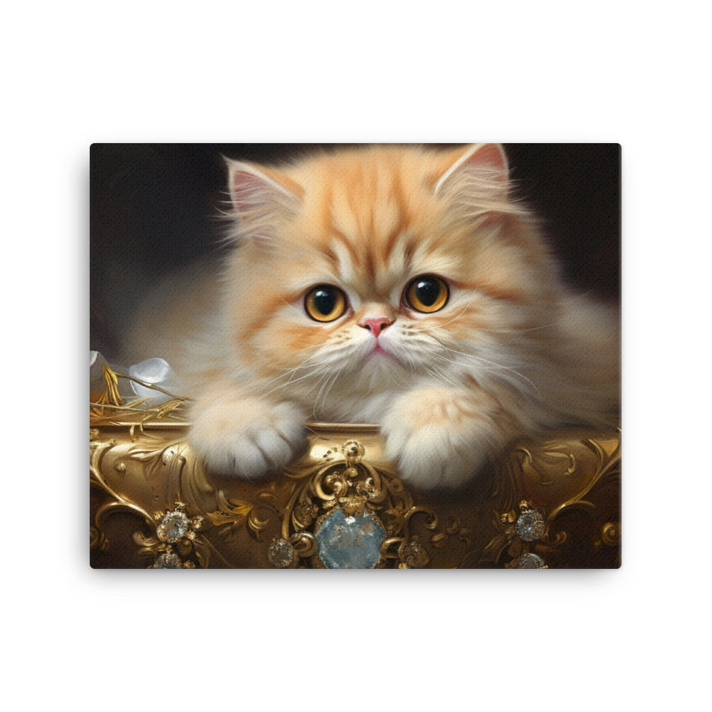 Exotic Shorthair Canvas - PosterfyAI.com