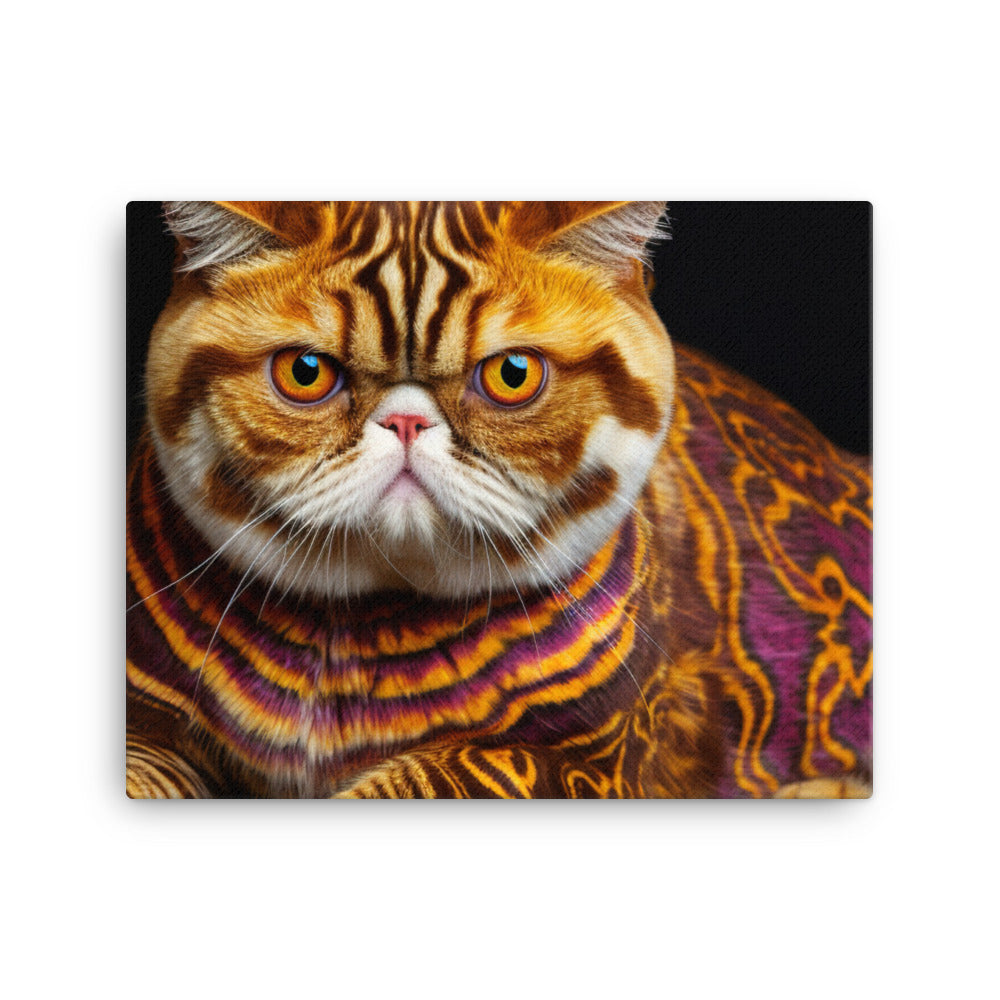 Exotic Shorthair Canvas - PosterfyAI.com