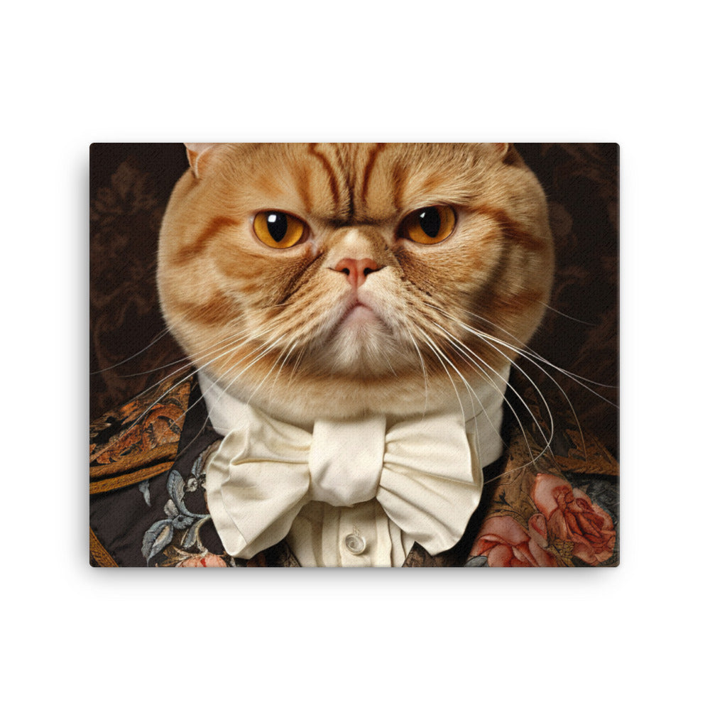 Exotic Shorthair Canvas - PosterfyAI.com