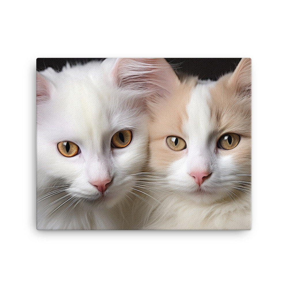 Turkish Van Canvas - PosterfyAI.com