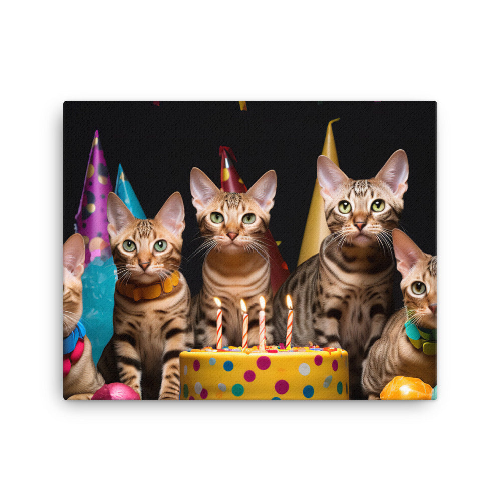 Ocicat Canvas - PosterfyAI.com
