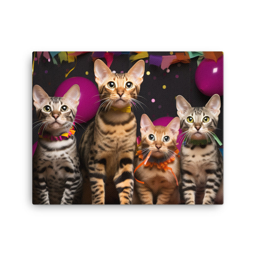 Ocicat Canvas - PosterfyAI.com