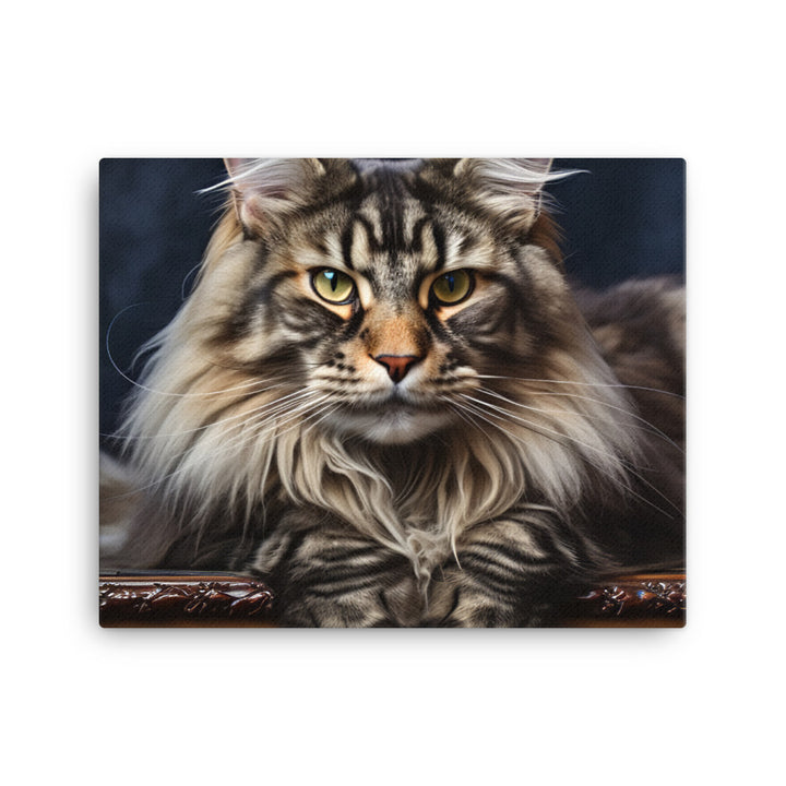Maine Coon Canvas - PosterfyAI.com