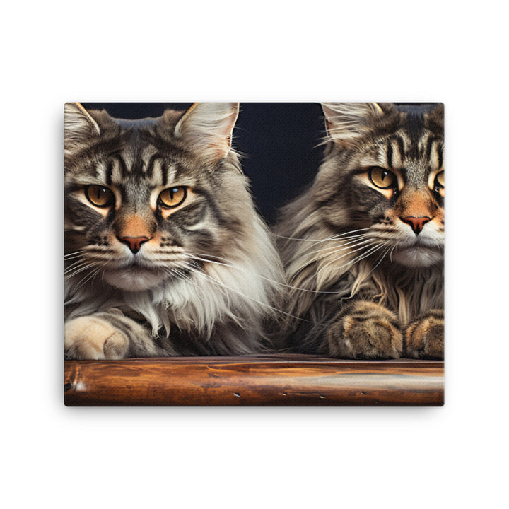 Maine Coon Canvas - PosterfyAI.com