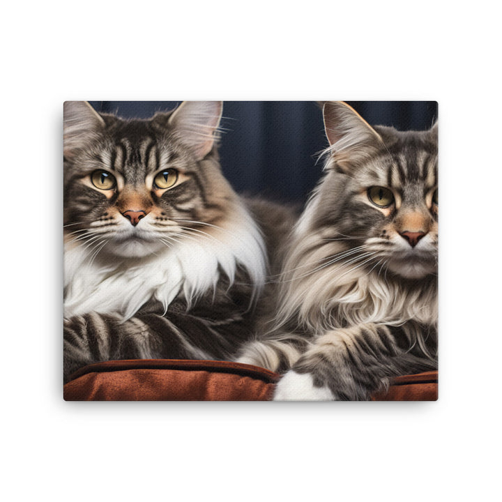 Maine Coon Canvas - PosterfyAI.com