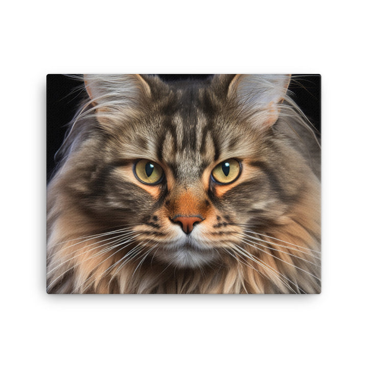 Maine Coon Canvas - PosterfyAI.com