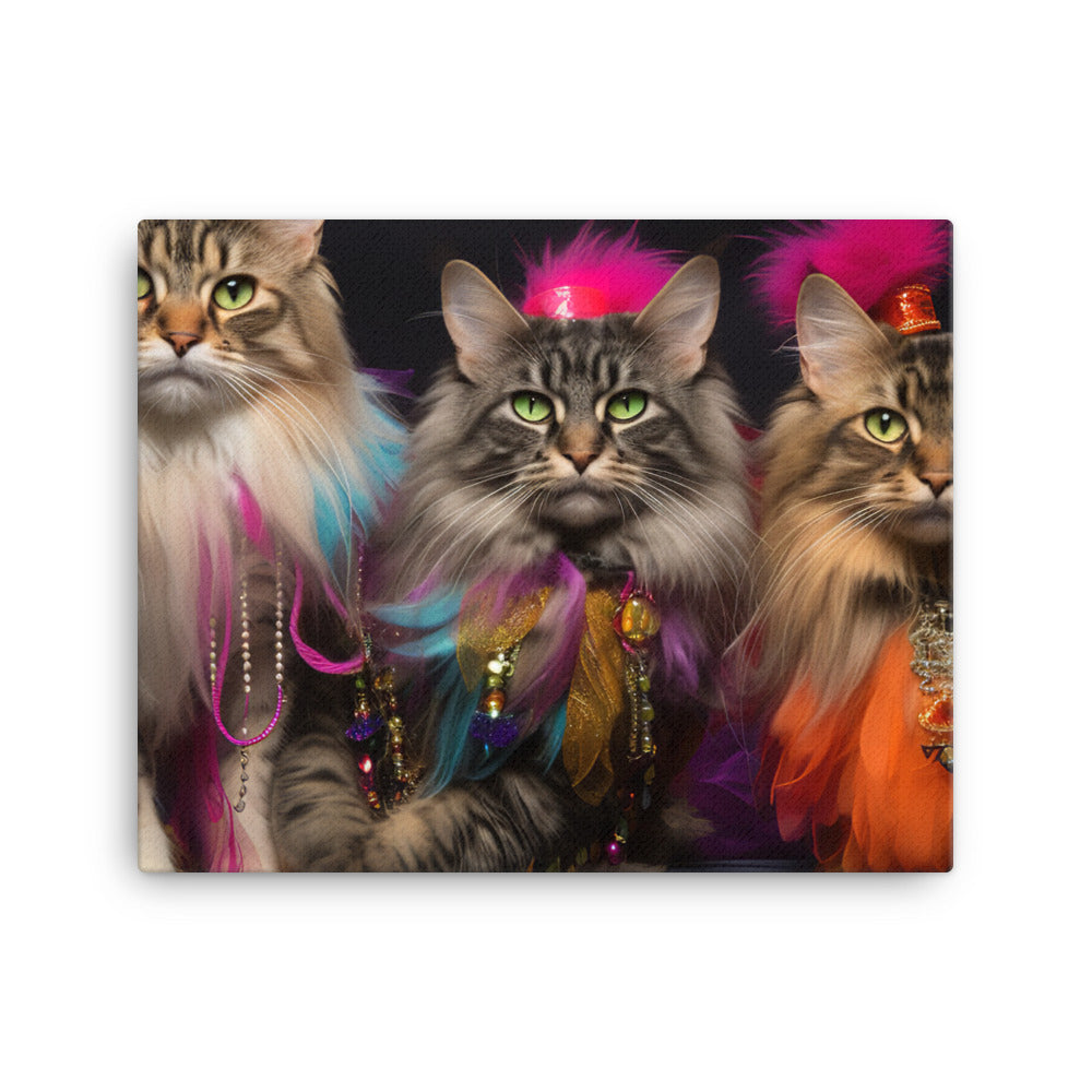 Maine Coon Canvas - PosterfyAI.com
