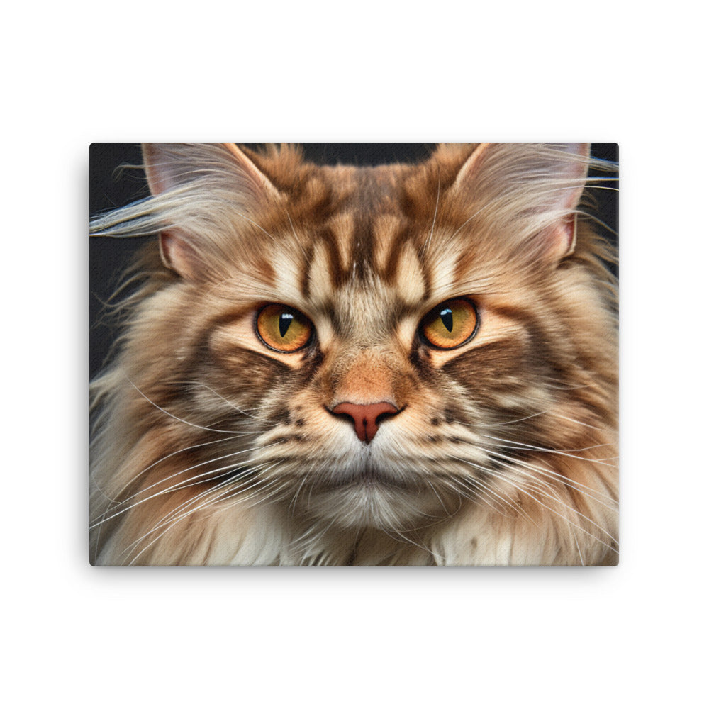 Maine Coon Canvas - PosterfyAI.com