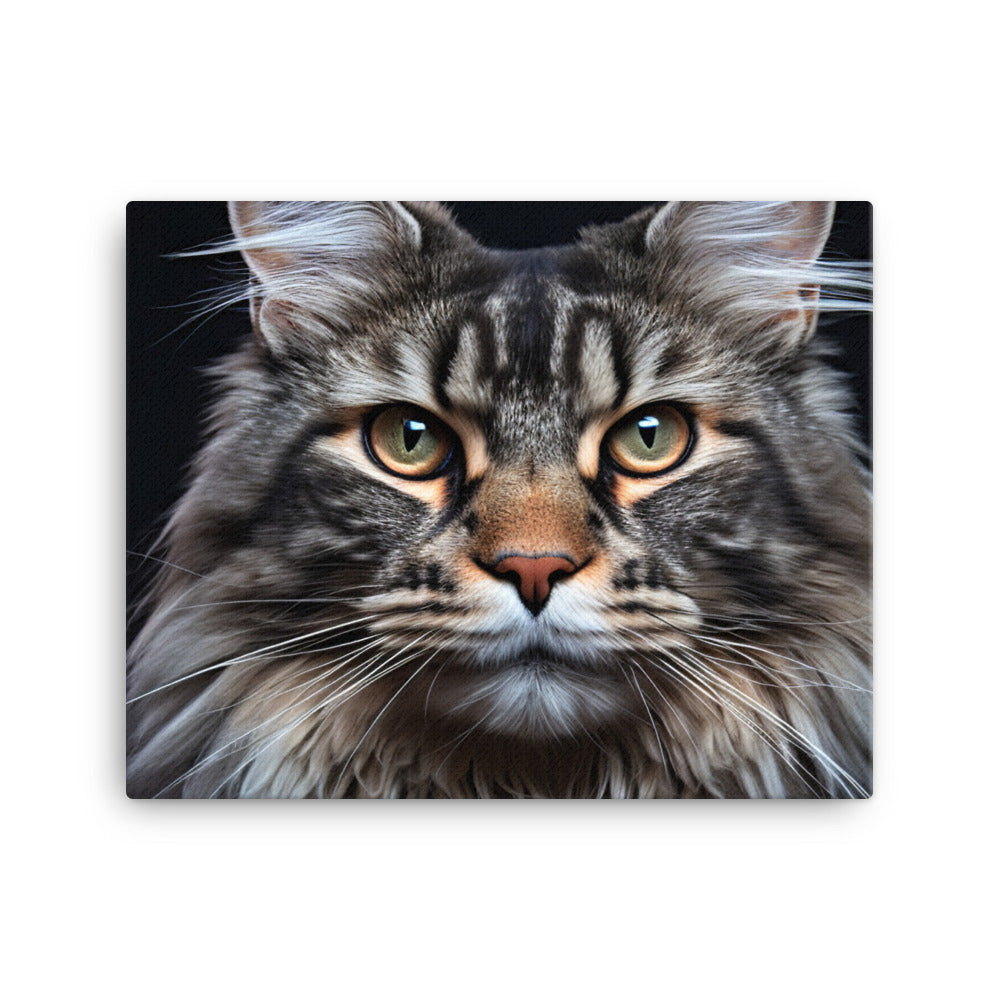 Maine Coon Canvas - PosterfyAI.com