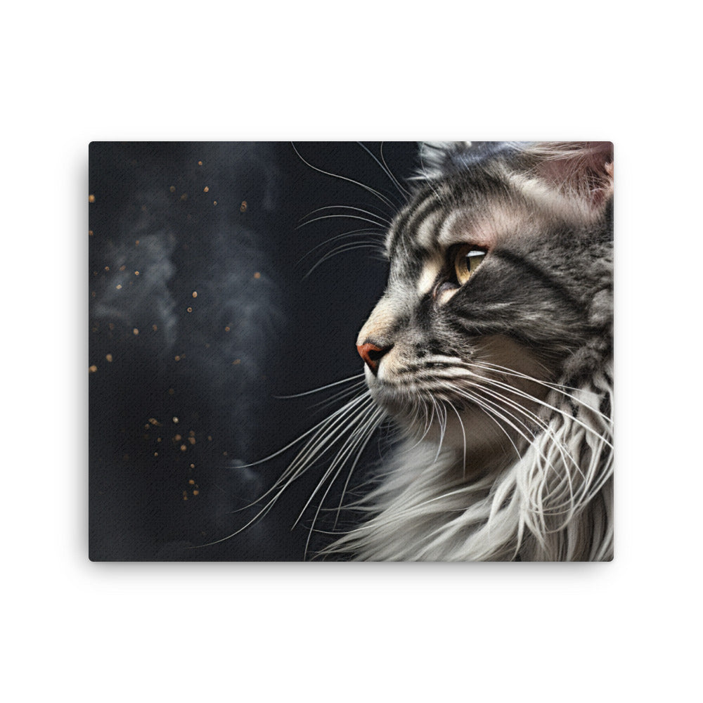 Maine Coon Canvas - PosterfyAI.com