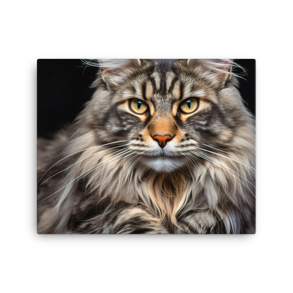Maine Coon Canvas - PosterfyAI.com