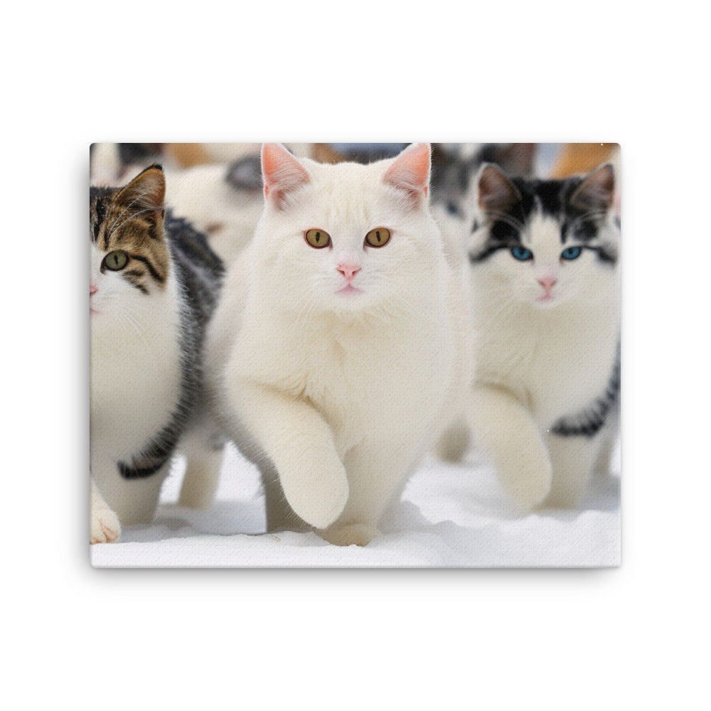 Japanese Bobtail Canvas - PosterfyAI.com