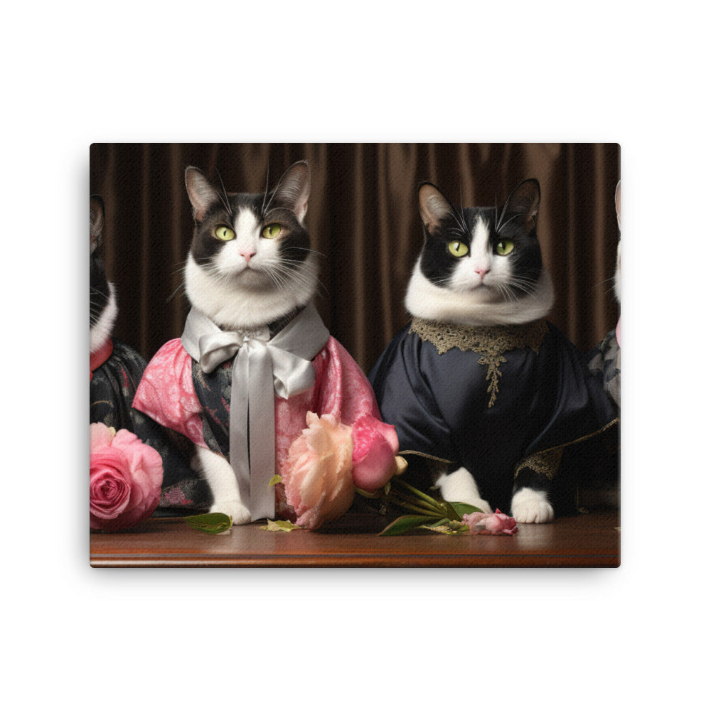 Japanese Bobtail Canvas - PosterfyAI.com