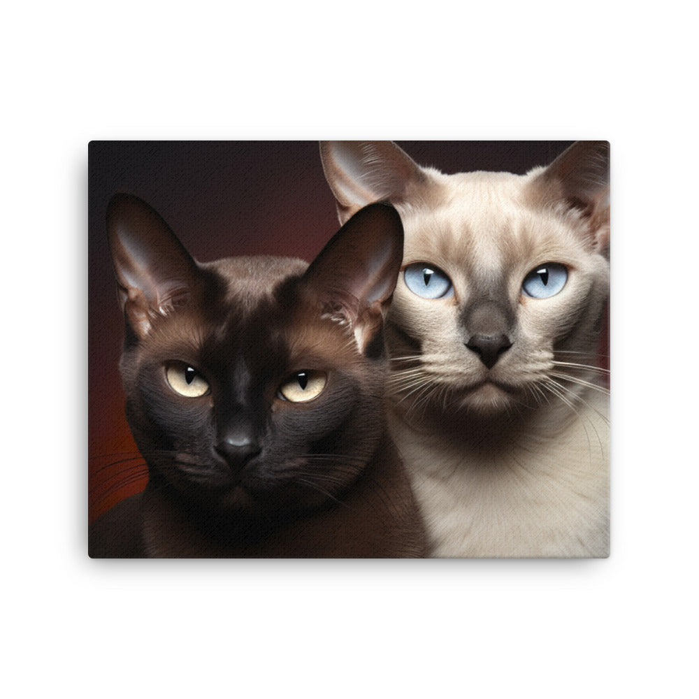 Tonkinese Canvas - PosterfyAI.com