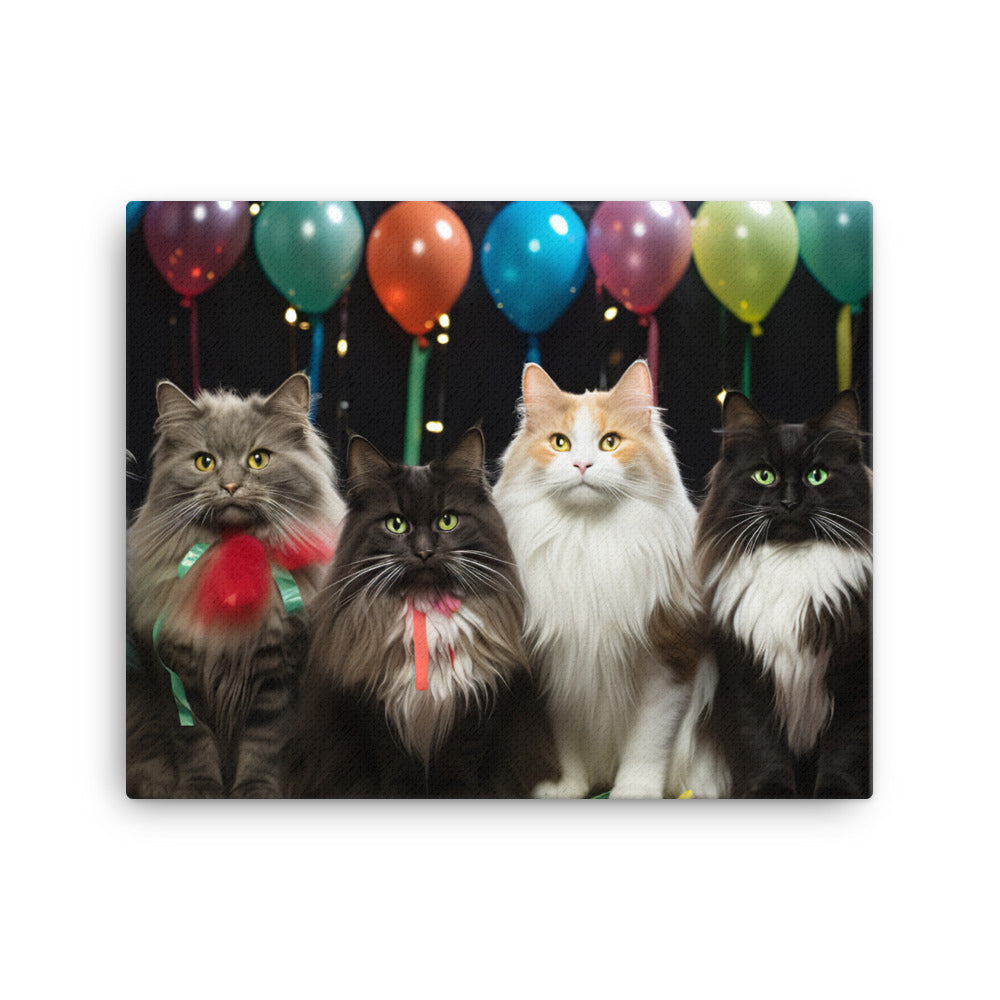 Norwegian Forest Canvas - PosterfyAI.com