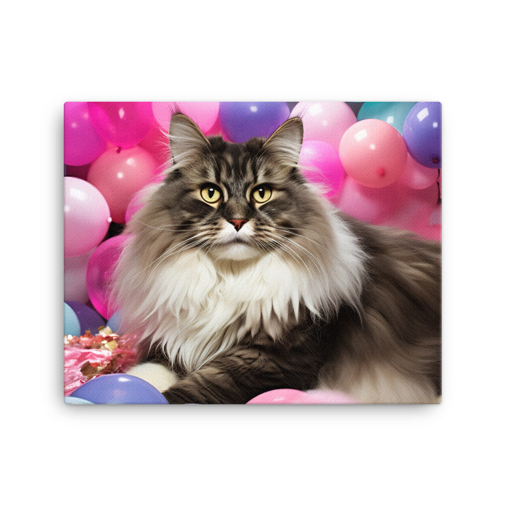 Norwegian Forest Canvas - PosterfyAI.com