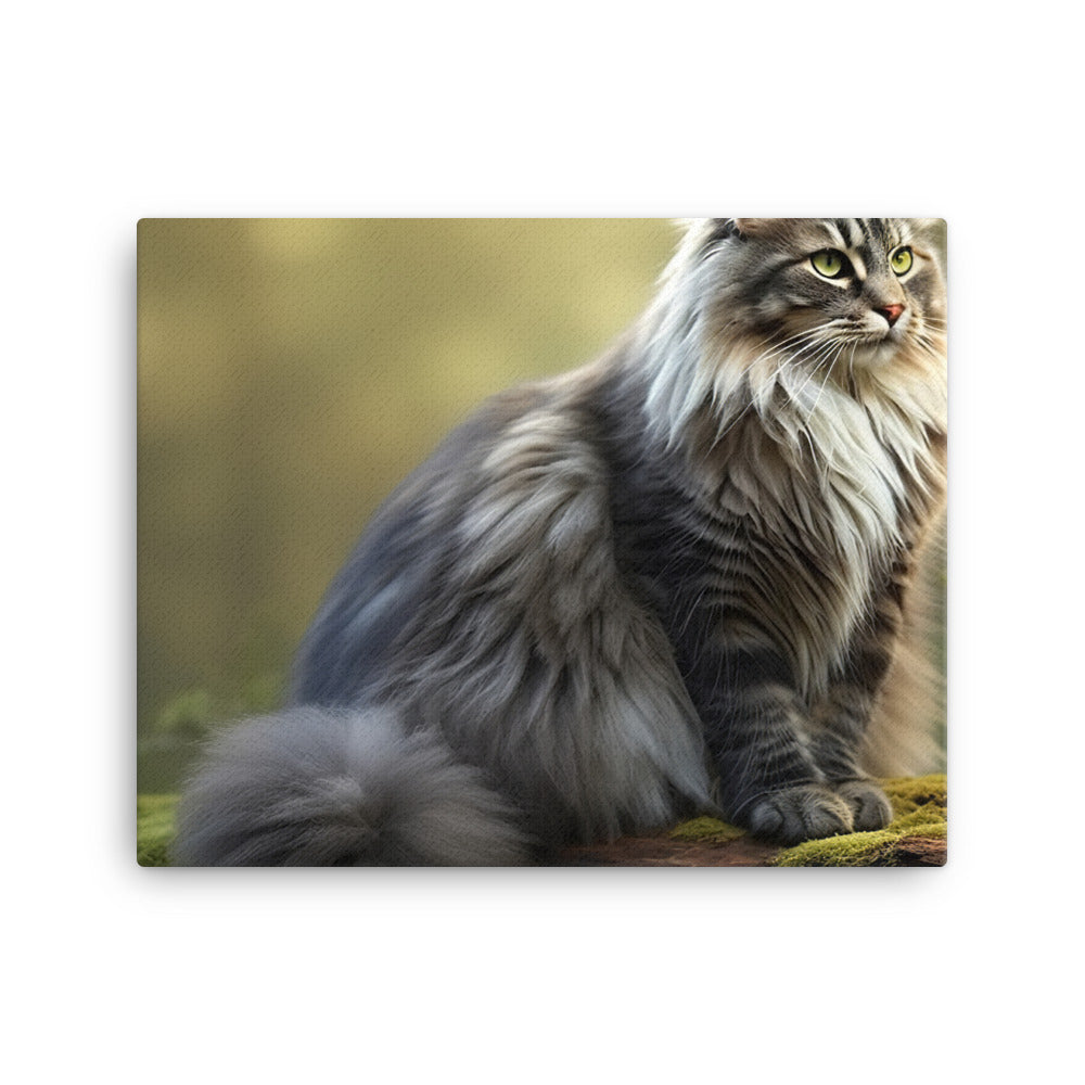 Norwegian Forest Canvas - PosterfyAI.com