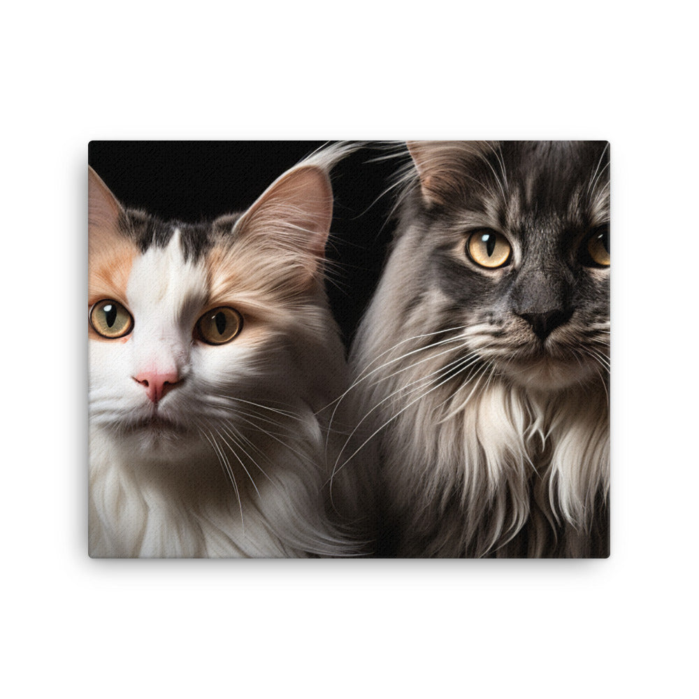 Norwegian Forest Canvas - PosterfyAI.com