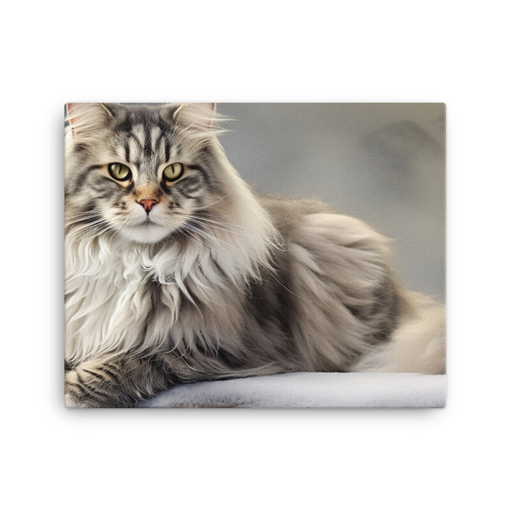 Norwegian Forest Canvas - PosterfyAI.com