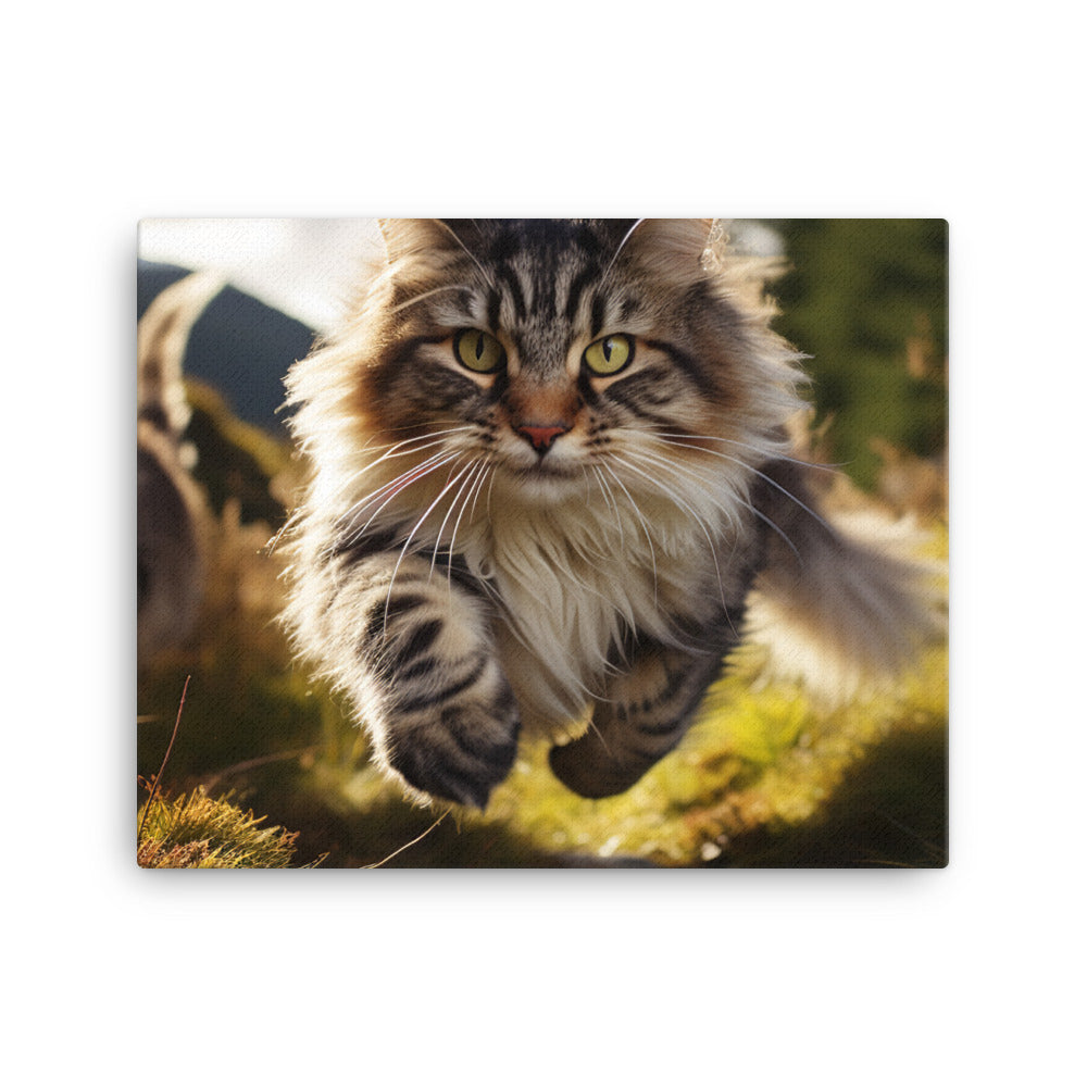 Norwegian Forest Canvas - PosterfyAI.com