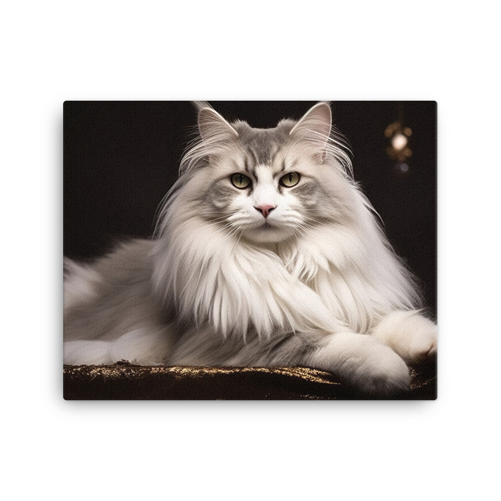 Norwegian Forest Canvas - PosterfyAI.com