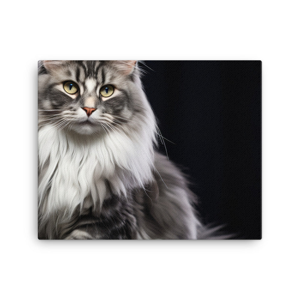 Norwegian Forest Canvas - PosterfyAI.com